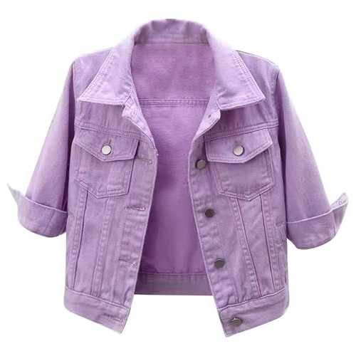 Damen ärmel jeansjacke - 3/4-Ärmel,