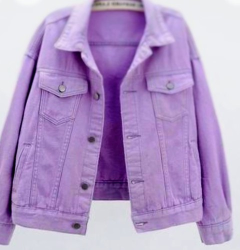 Jeansjacke neu lila - jeansjacke,