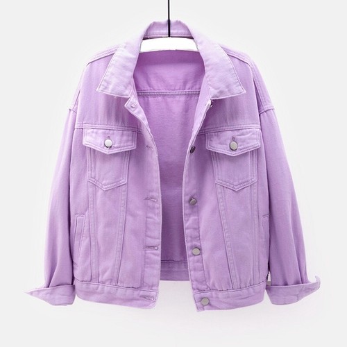 Damen jeansjacke kurz biker - kurz,