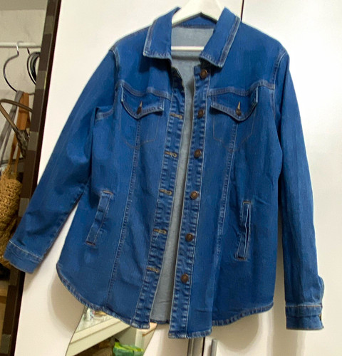 Damen denim jeansjacke blau - denim-jeansjacke,