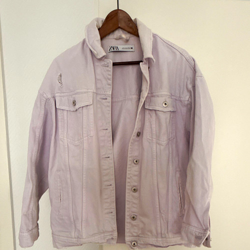 Zara damen oversize jeansjacke - oversize,