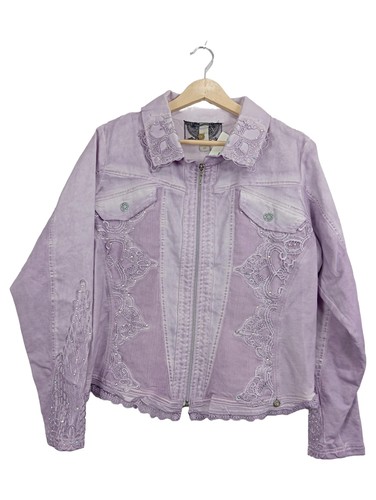 Tredy damen jeansjacke - damen, lila
