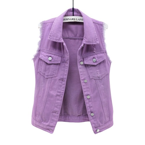 Damen modische denim weste - damen,